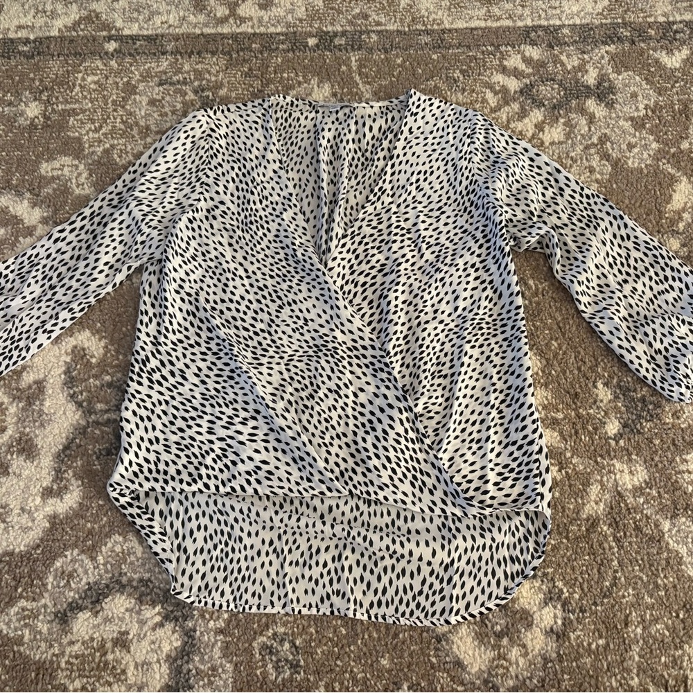 Black and White Women's Top